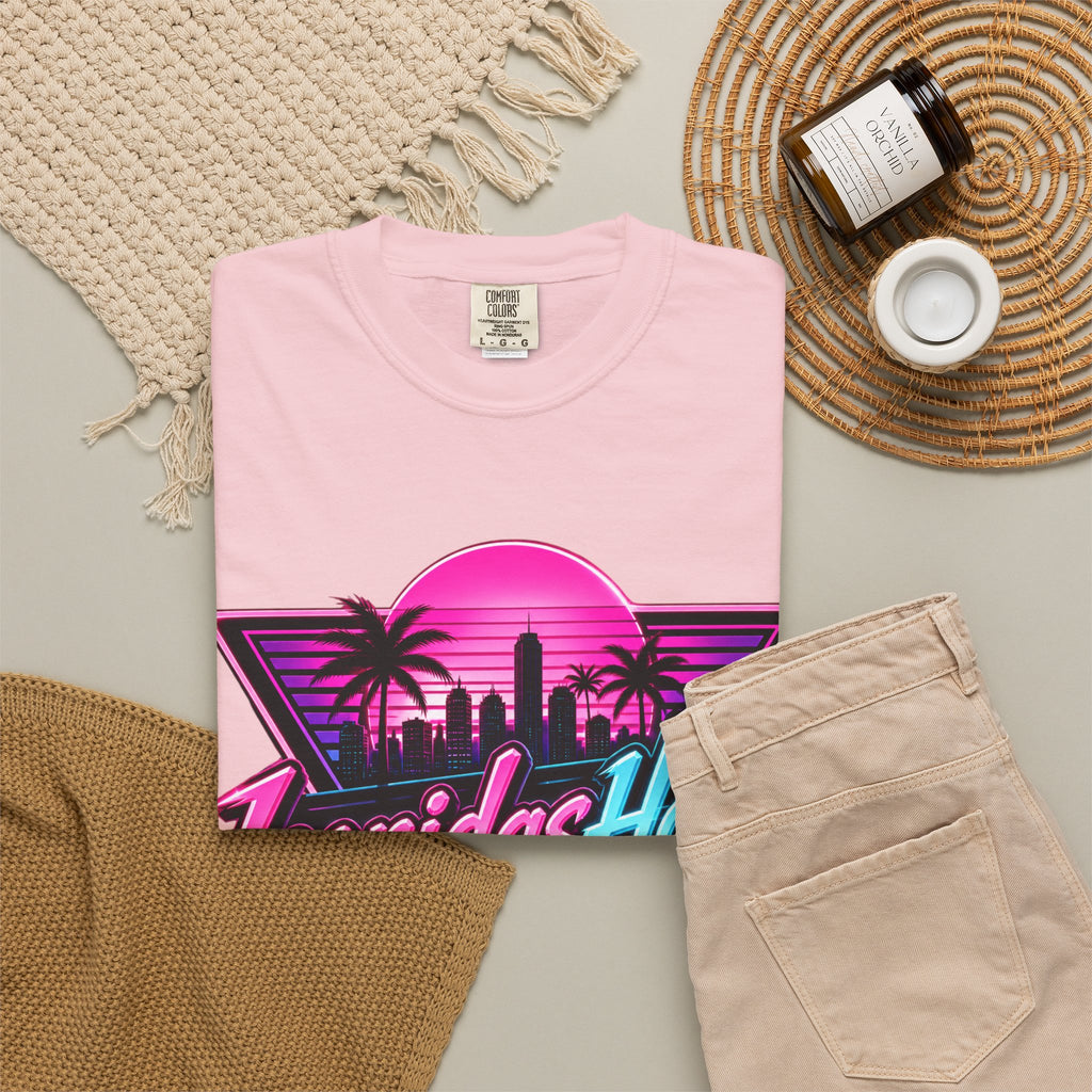 LeonidasHood - Vice Neon Crest Tee