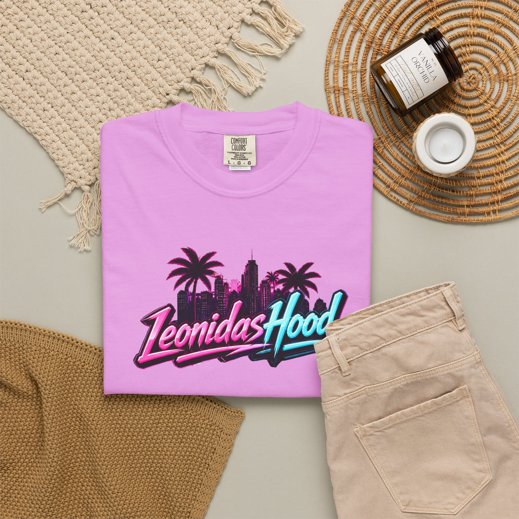 LeonidasHood - Vice City Skyline Tee