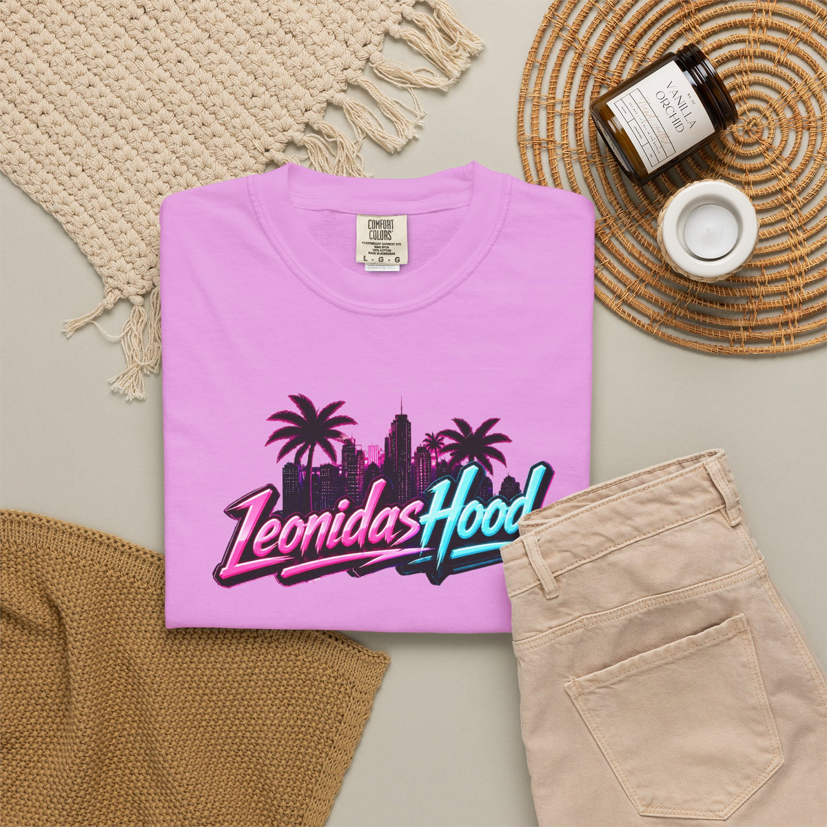 LeonidasHood - Vice City Skyline Tee