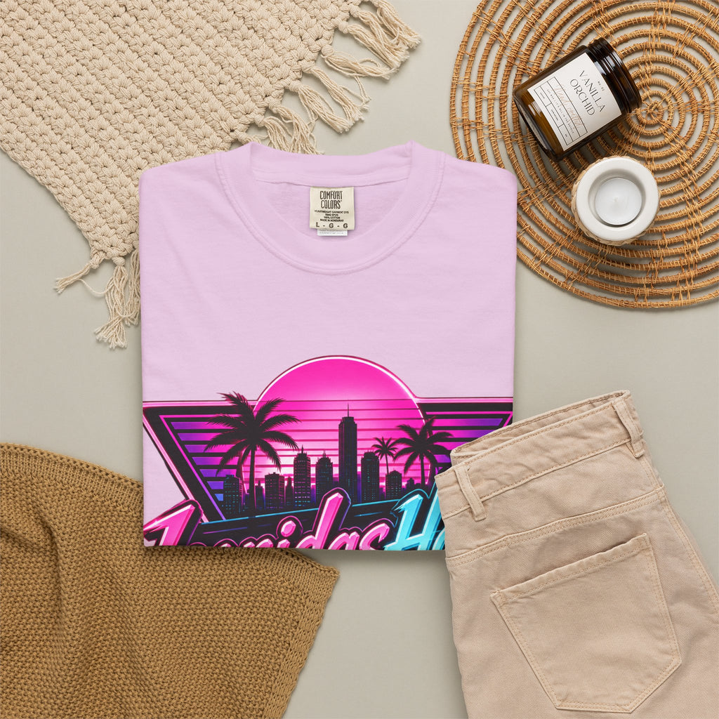 LeonidasHood - Vice Neon Crest Tee