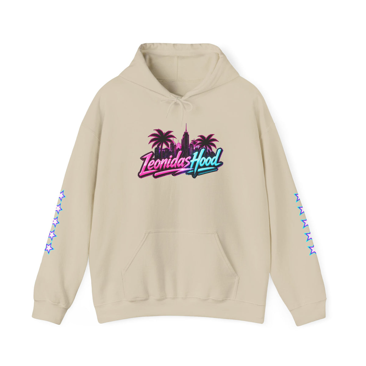 LeonidasHood 5-Star Wanted Oversized Hoodie