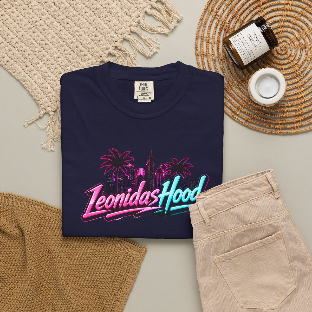 LeonidasHood - Vice City Skyline Tee