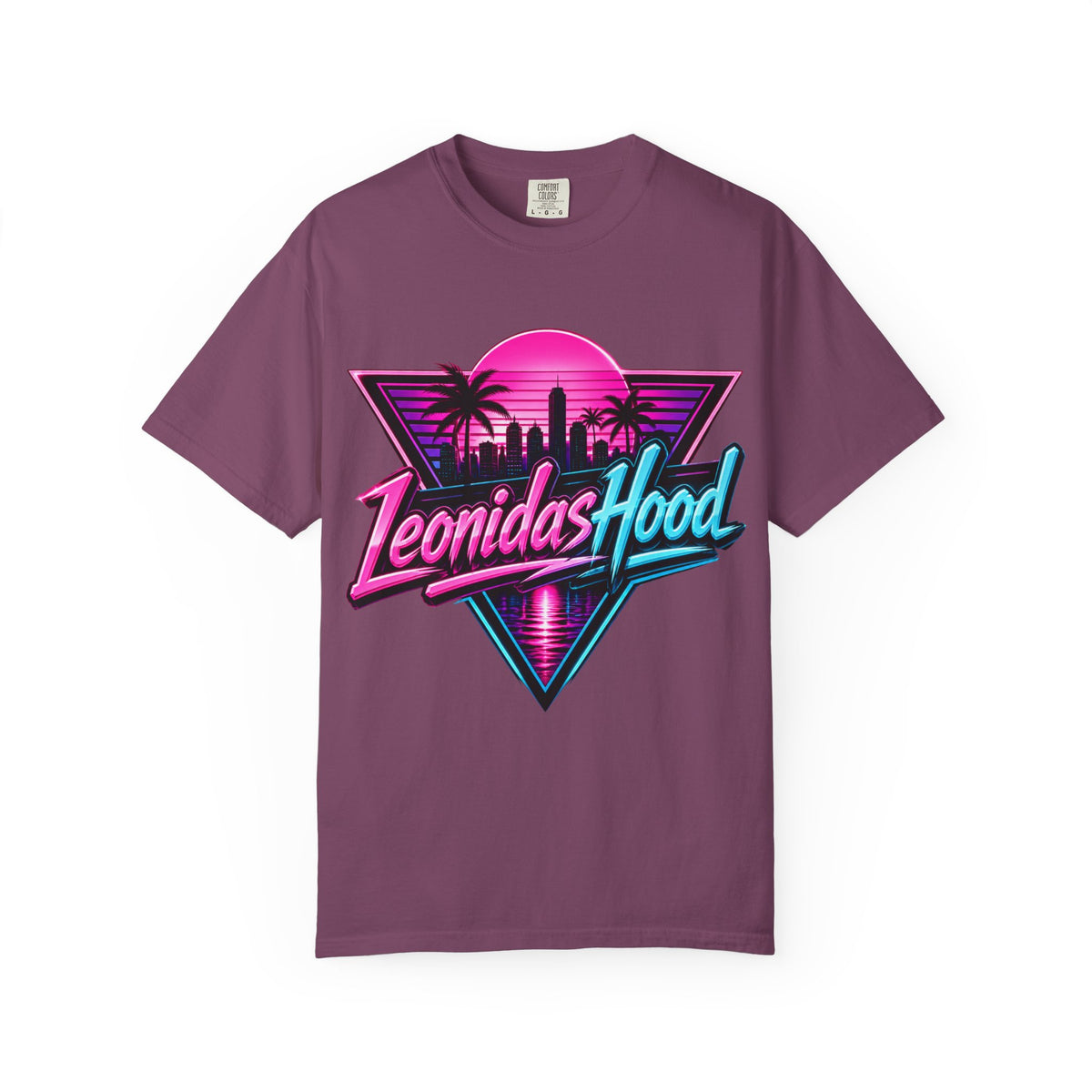 LeonidasHood - Vice Neon Crest Tee
