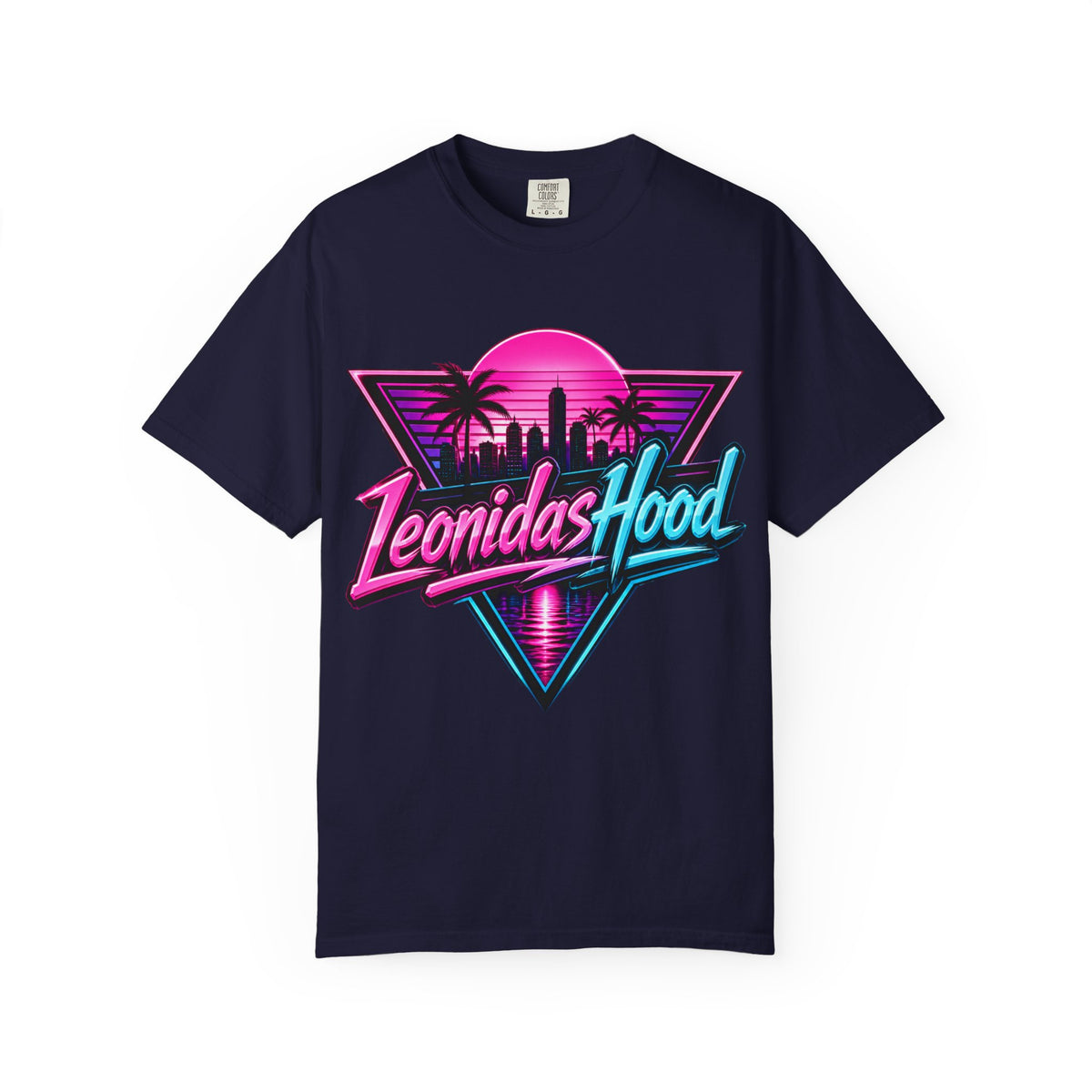 LeonidasHood - Vice Neon Crest Tee
