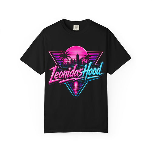 LeonidasHood - Vice Neon Crest Tee