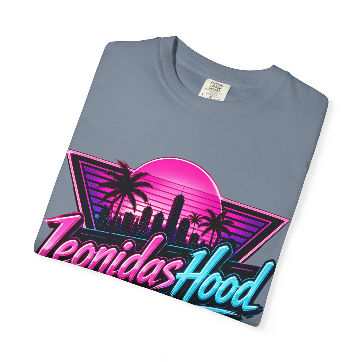 LeonidasHood - Vice Neon Crest Tee