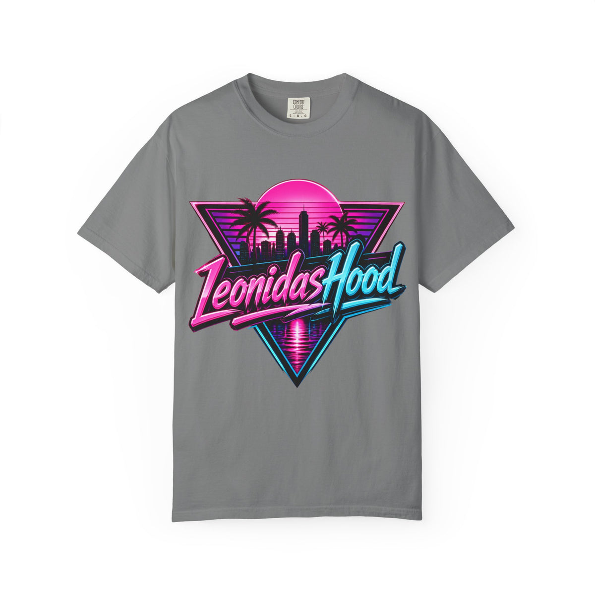 LeonidasHood - Vice Neon Crest Tee