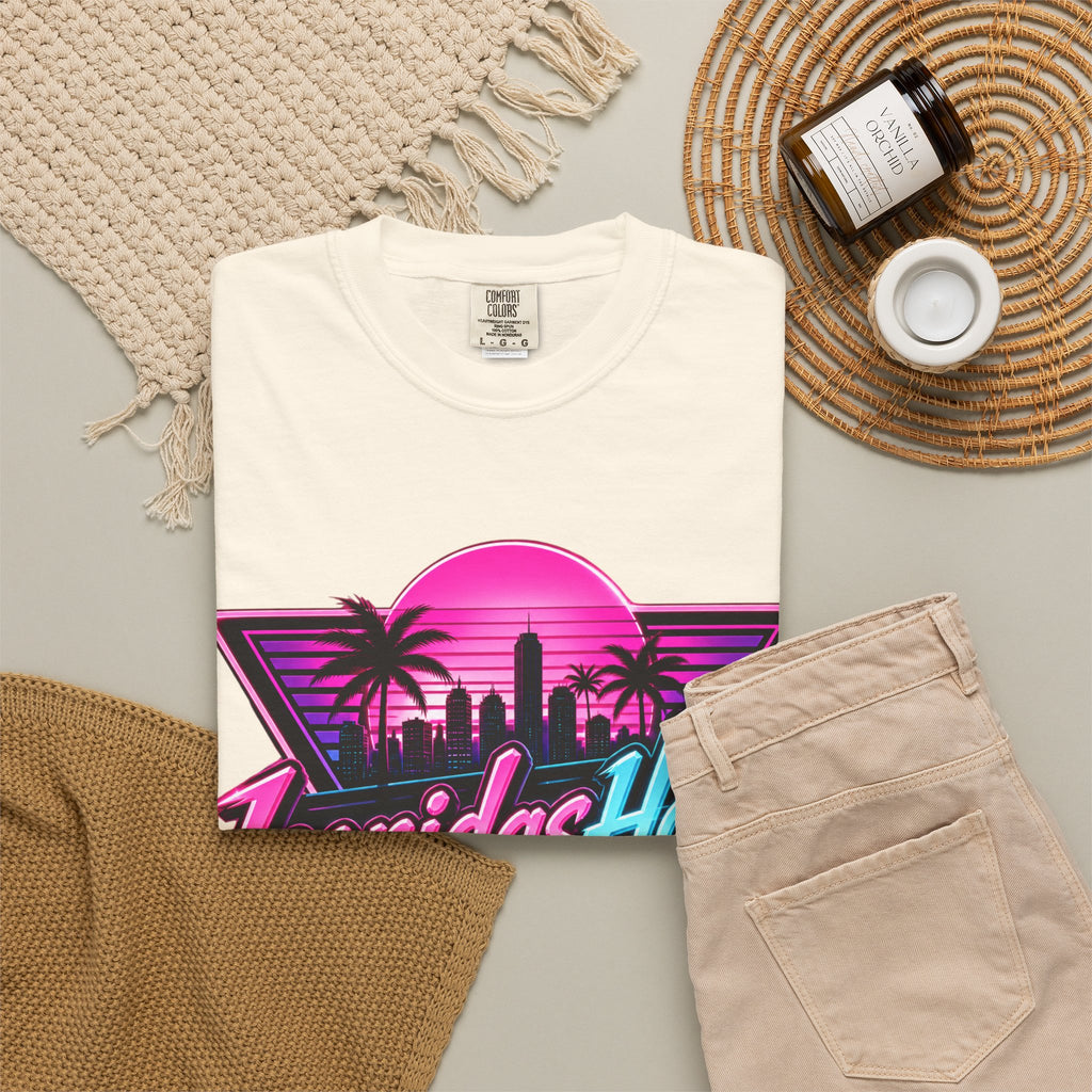 LeonidasHood - Vice Neon Crest Tee