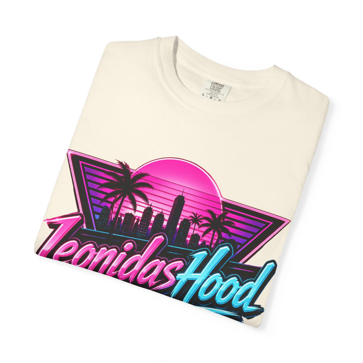LeonidasHood - Vice Neon Crest Tee