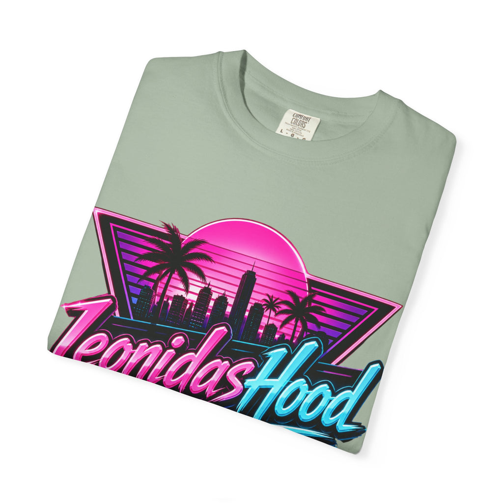 LeonidasHood - Vice Neon Crest Tee
