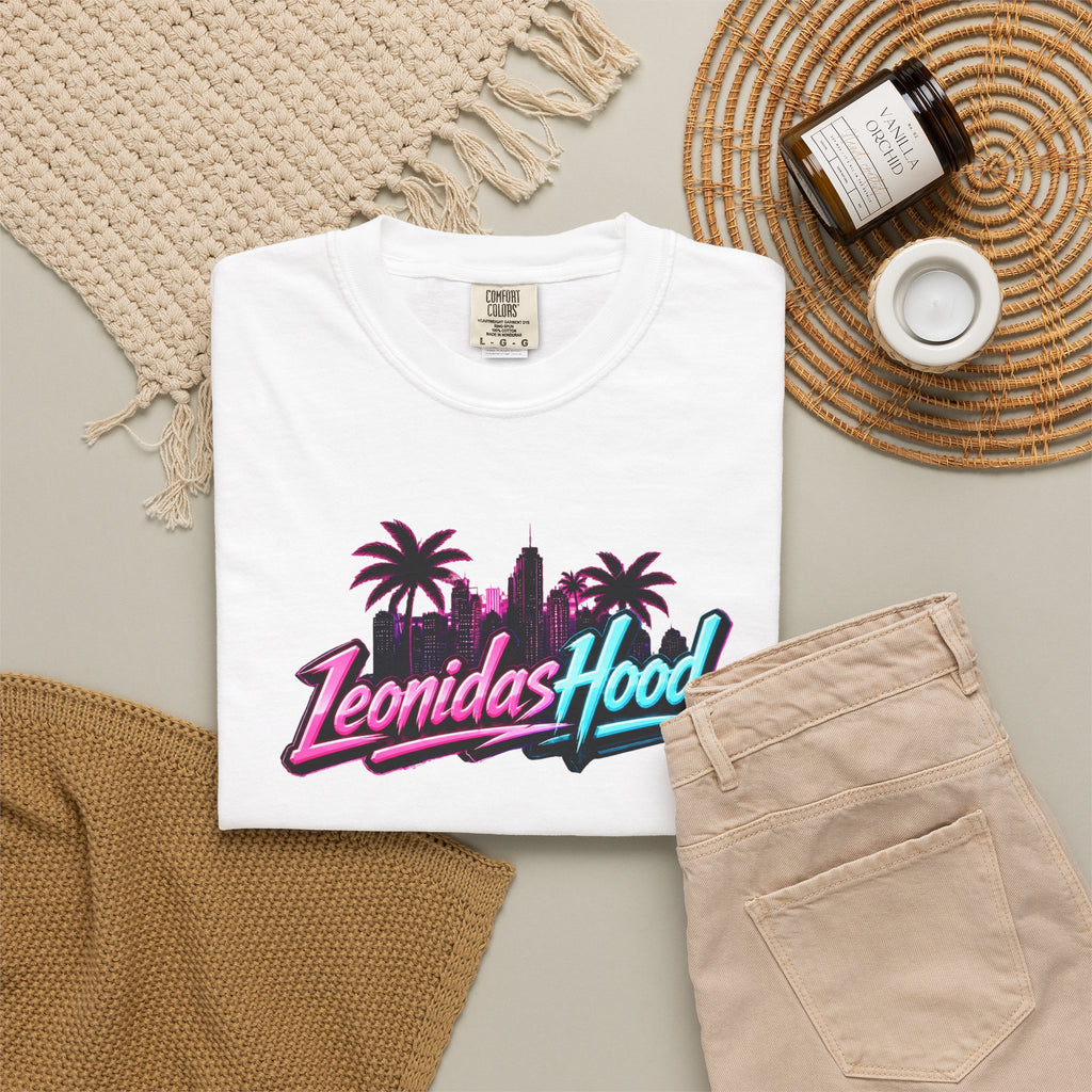 LeonidasHood - Vice City Skyline Tee