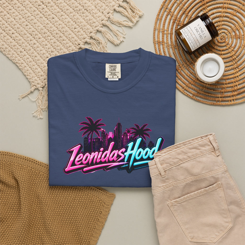LeonidasHood - Vice City Skyline Tee