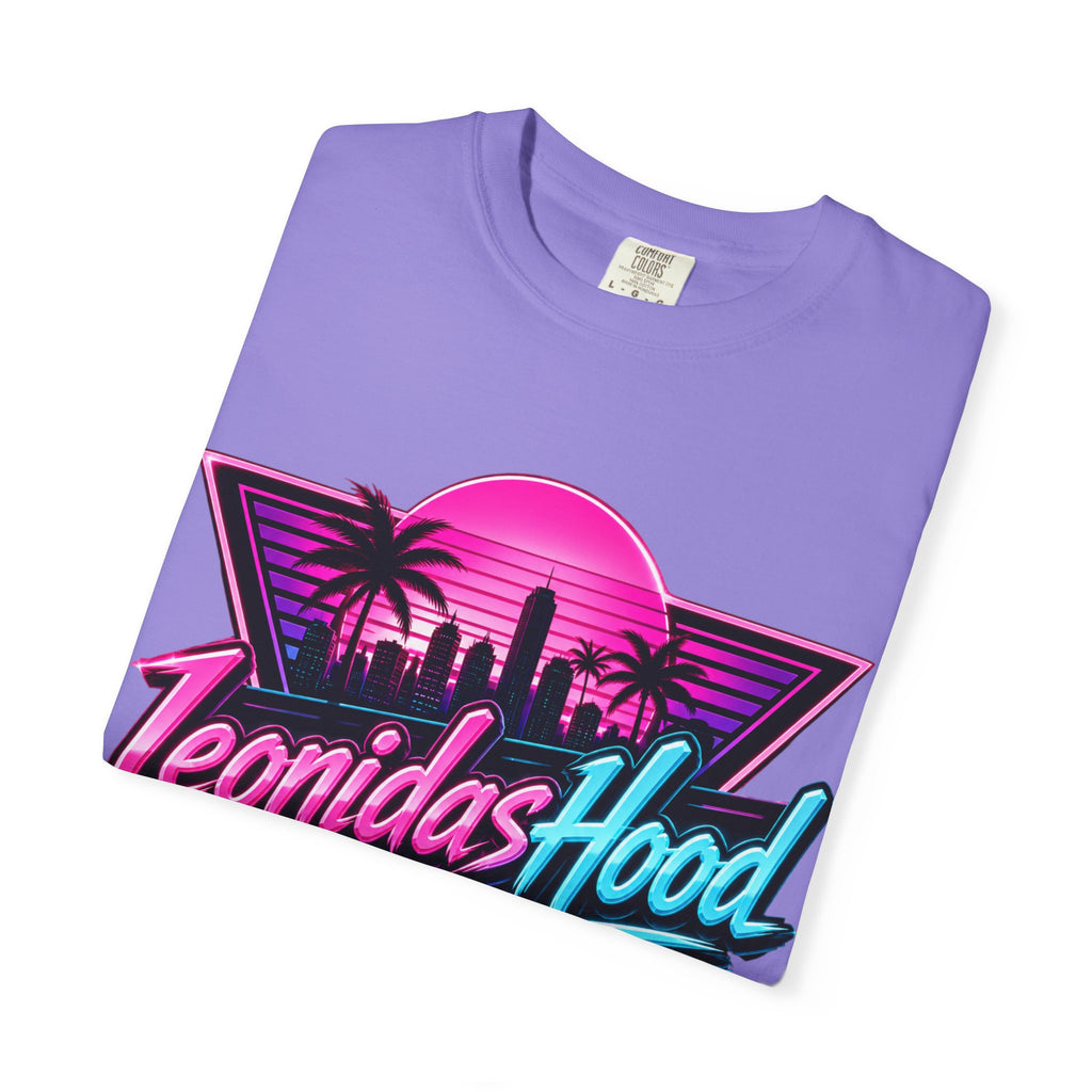 LeonidasHood - Vice Neon Crest Tee