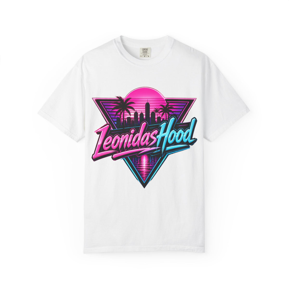 LeonidasHood - Vice Neon Crest Tee