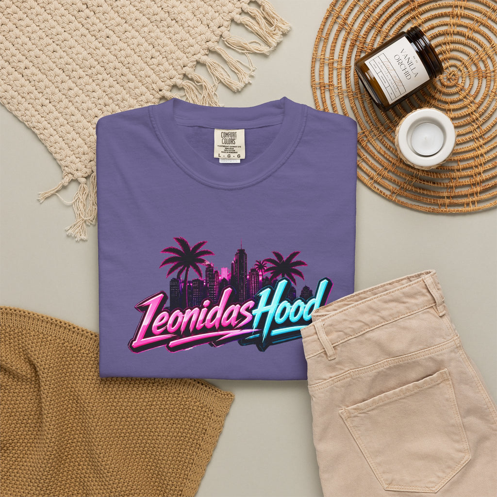 LeonidasHood - Vice City Skyline Tee