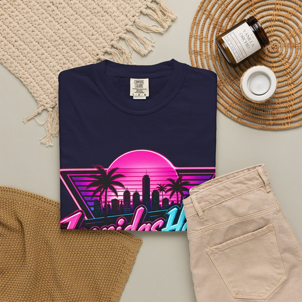 LeonidasHood - Vice Neon Crest Tee
