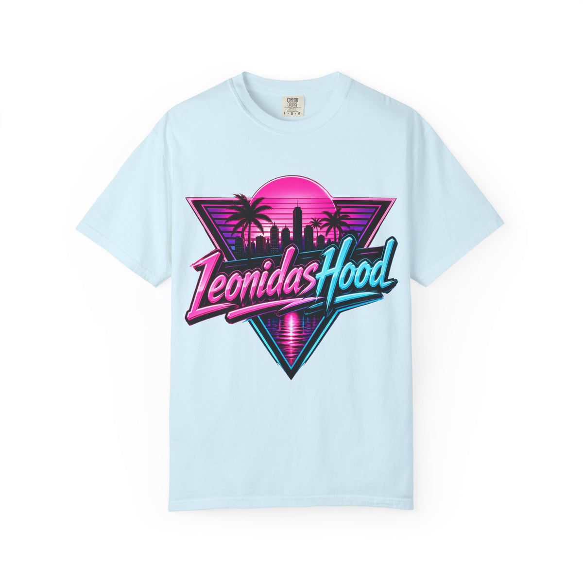 LeonidasHood - Vice Neon Crest Tee
