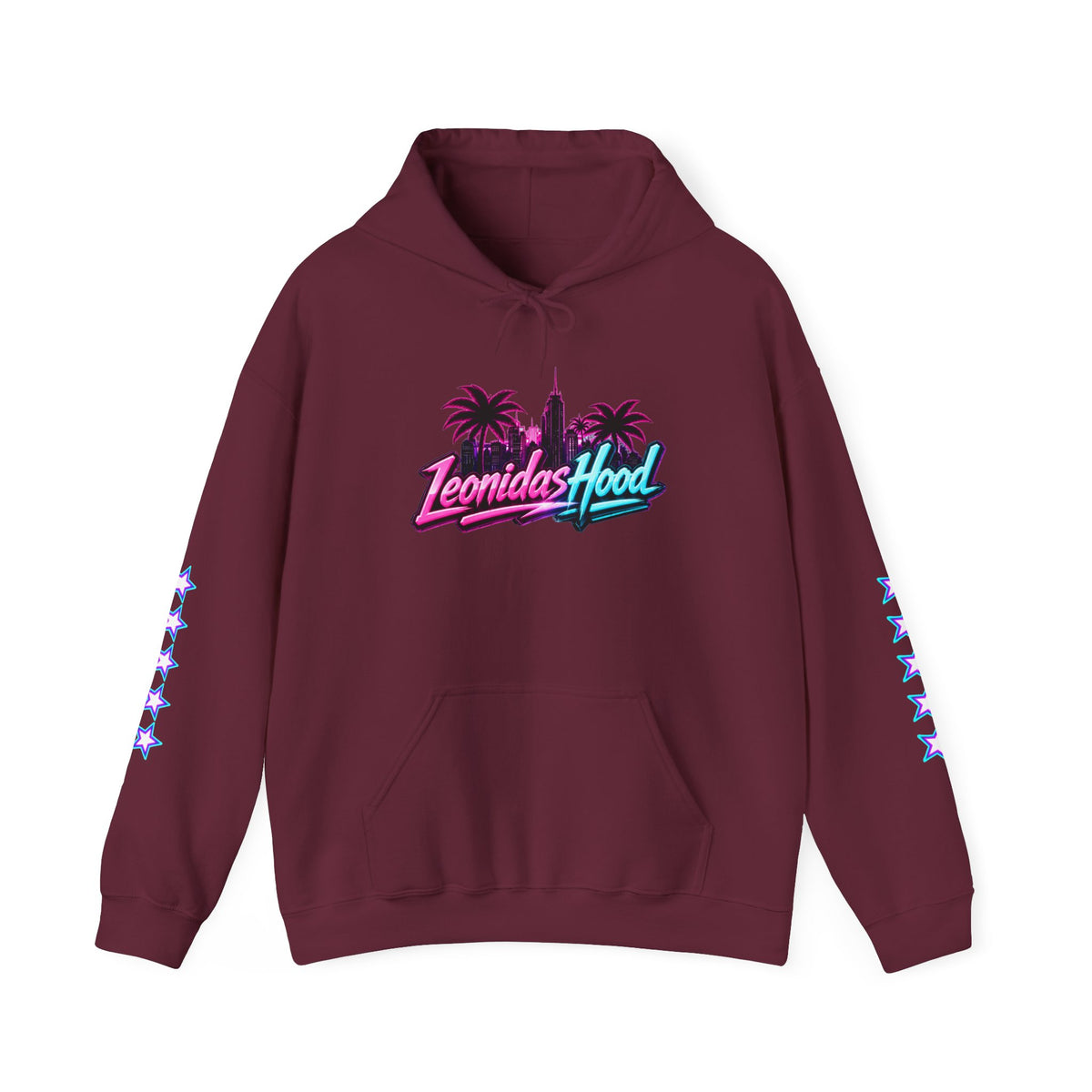 LeonidasHood 5-Star Wanted Oversized Hoodie