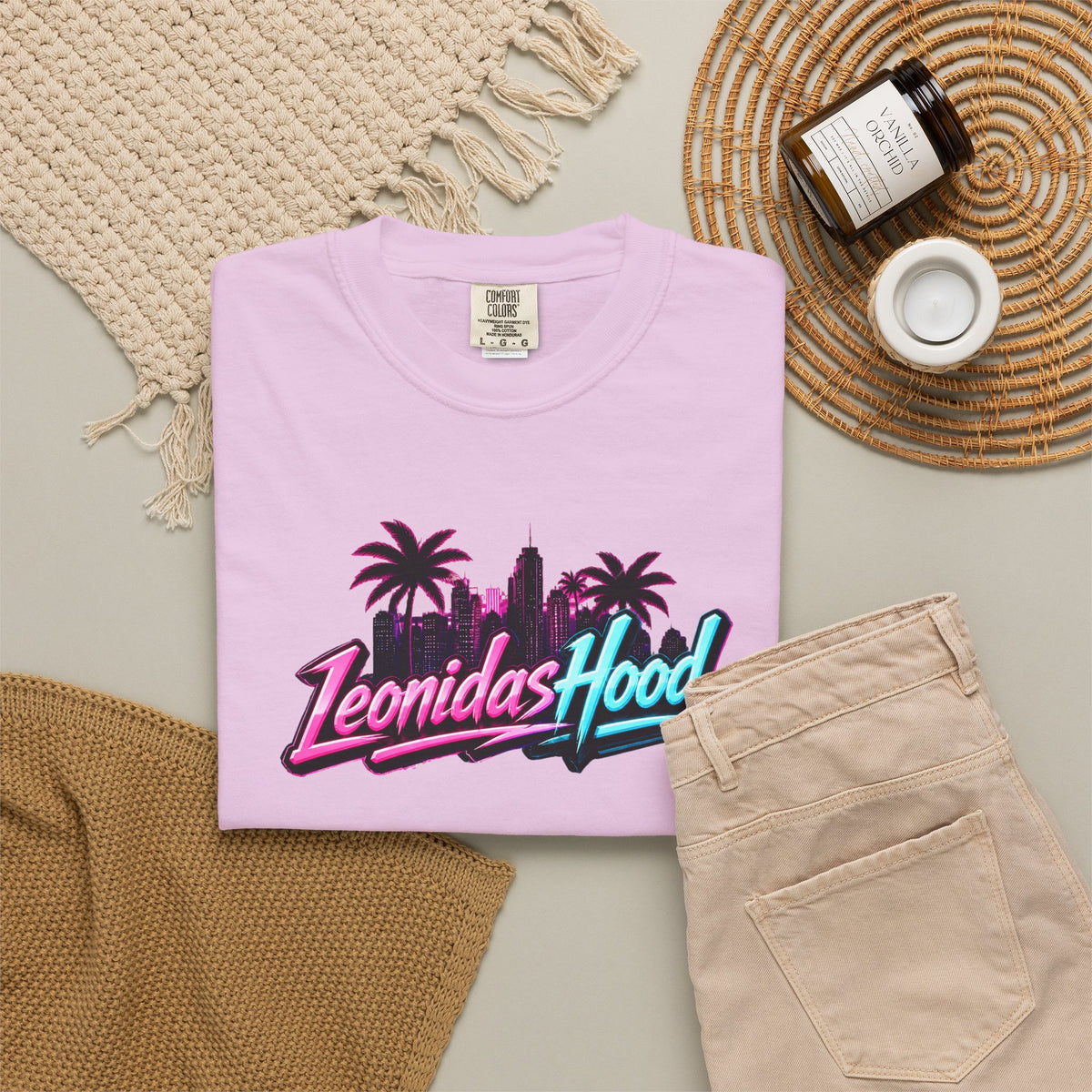 LeonidasHood - Vice City Skyline Tee