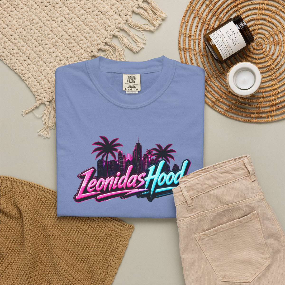 LeonidasHood - Vice City Skyline Tee