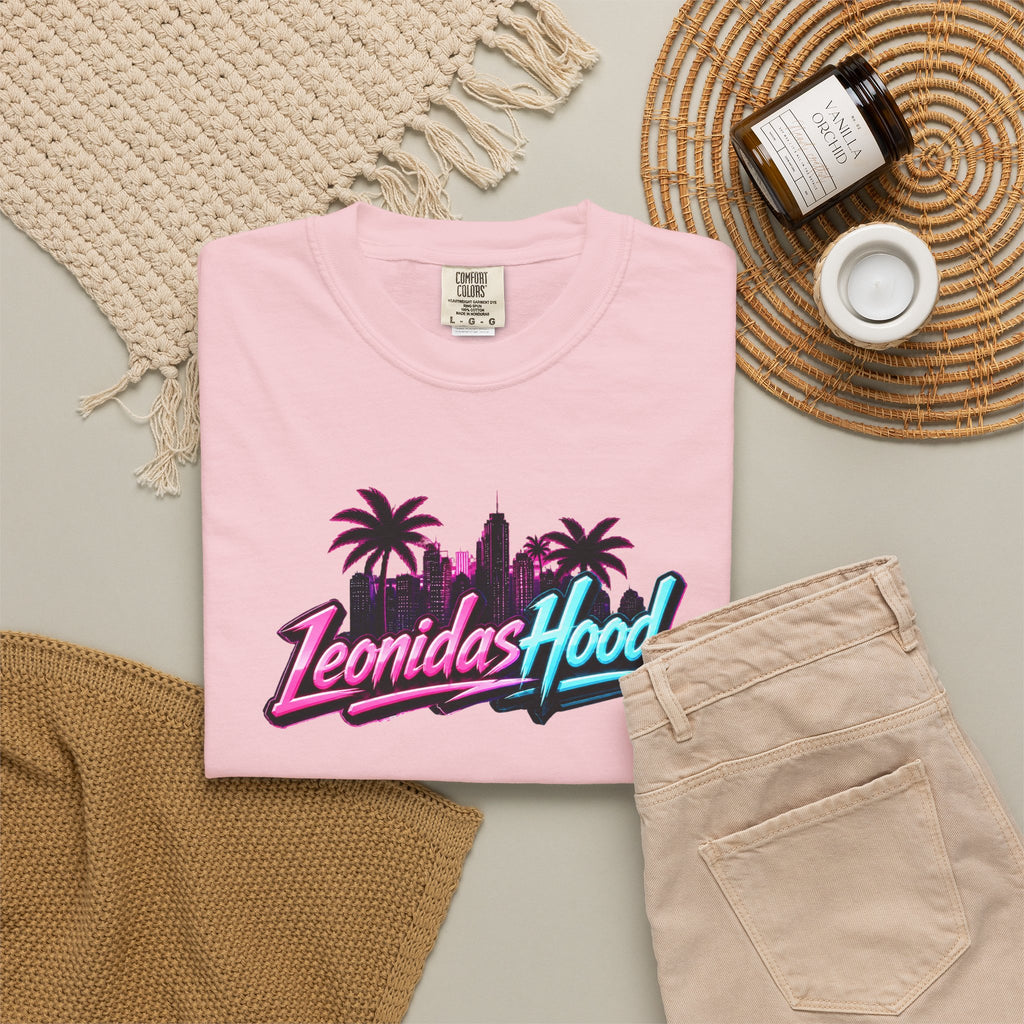 LeonidasHood - Vice City Skyline Tee