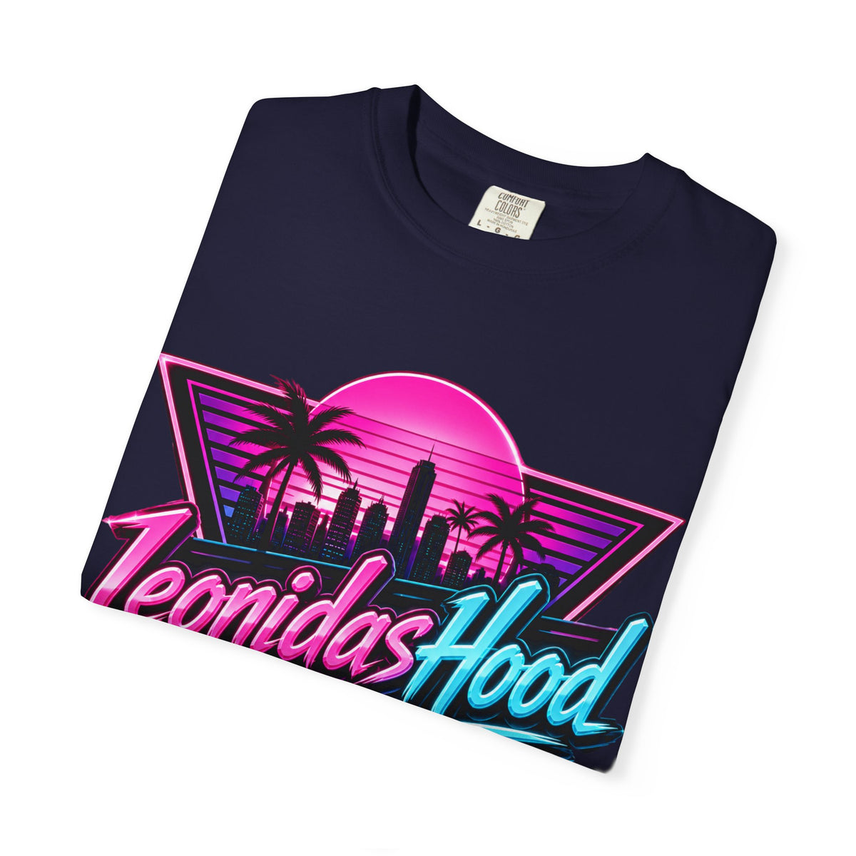 LeonidasHood - Vice Neon Crest Tee