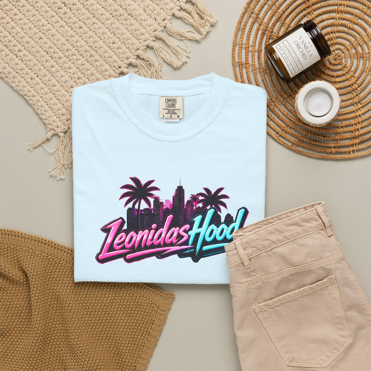 LeonidasHood - Vice City Skyline Tee