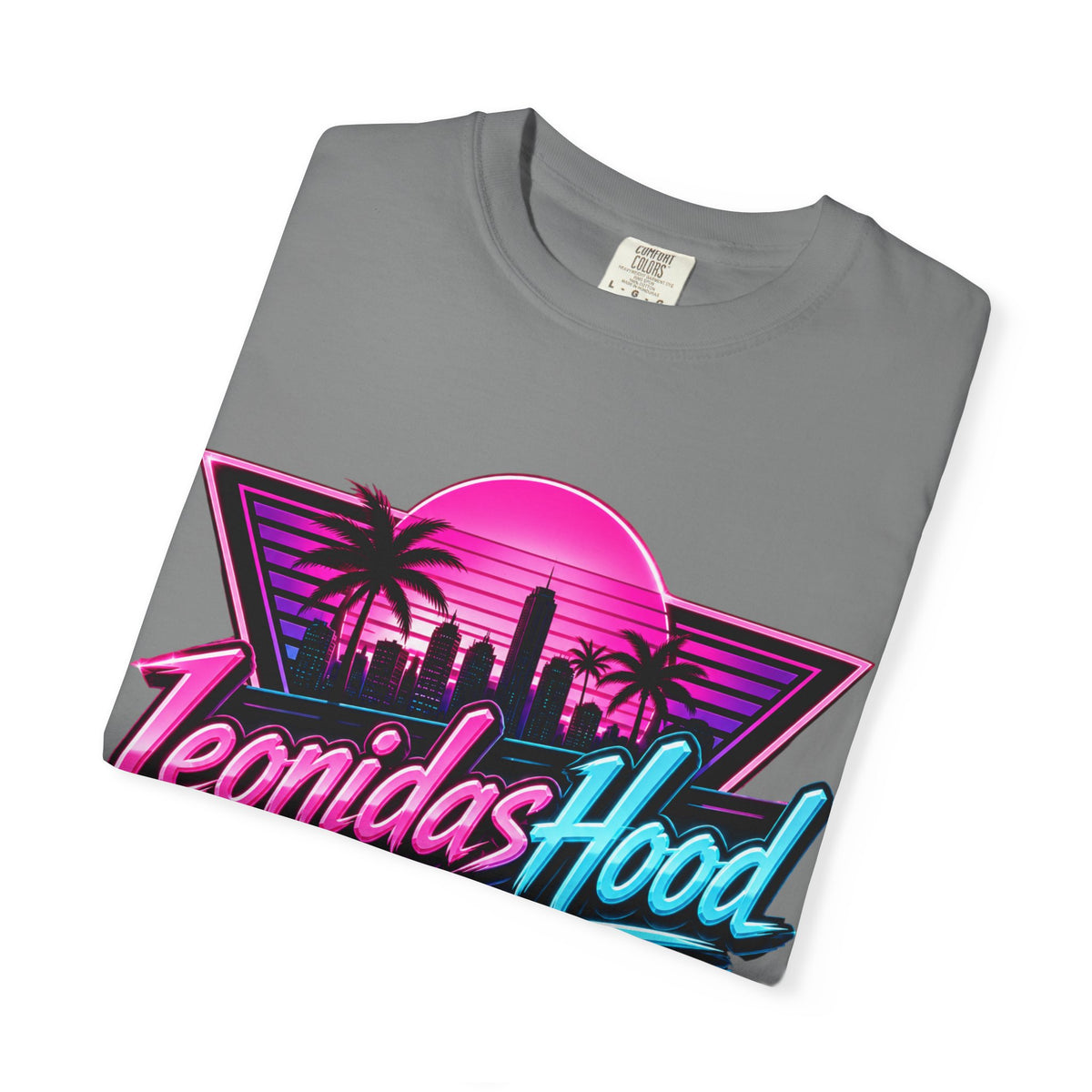 LeonidasHood - Vice Neon Crest Tee