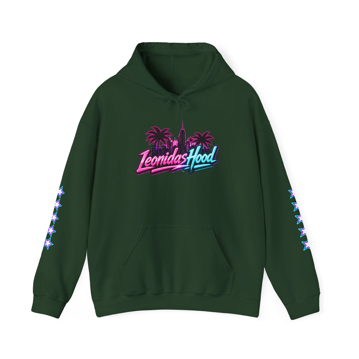 LeonidasHood 5-Star Wanted Oversized Hoodie
