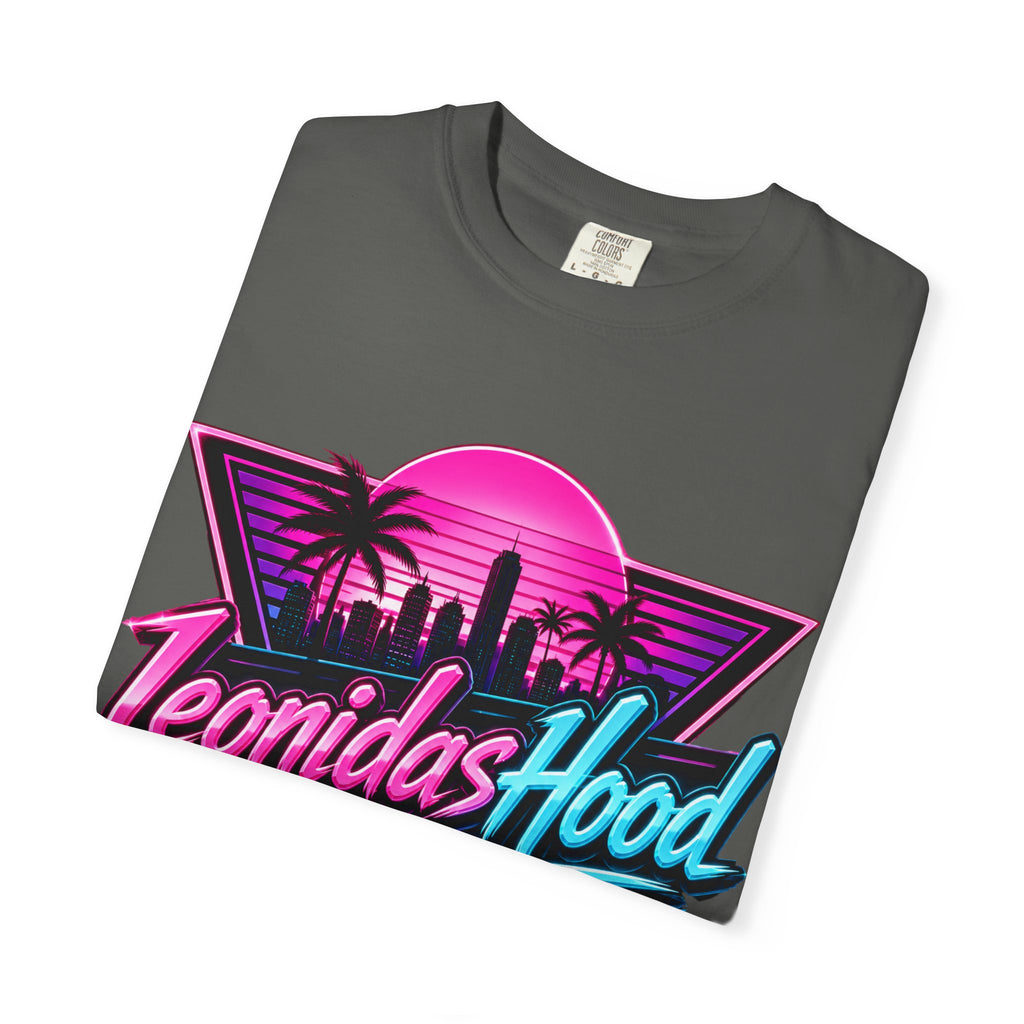 LeonidasHood - Vice Neon Crest Tee