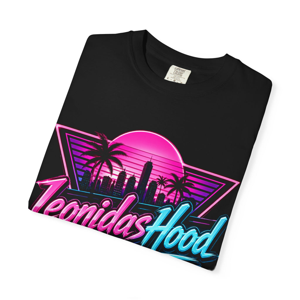 LeonidasHood - Vice Neon Crest Tee