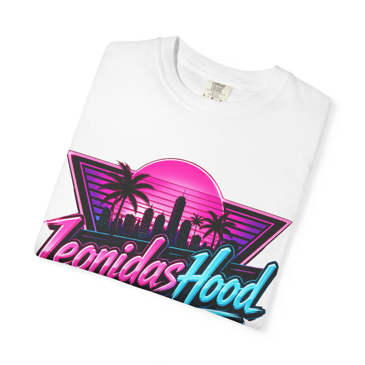 LeonidasHood - Vice Neon Crest Tee
