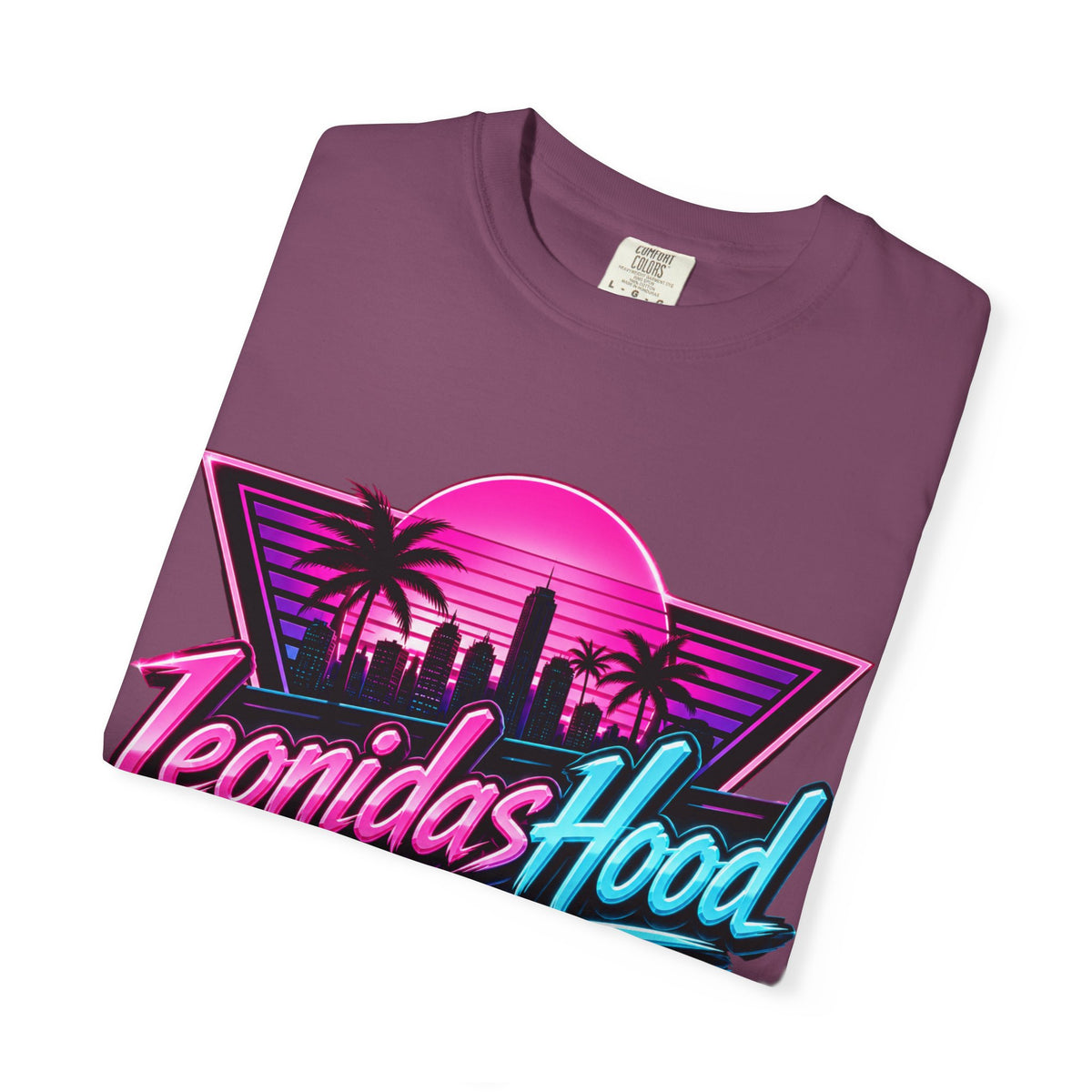 LeonidasHood - Vice Neon Crest Tee