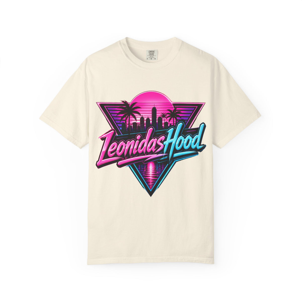LeonidasHood - Vice Neon Crest Tee