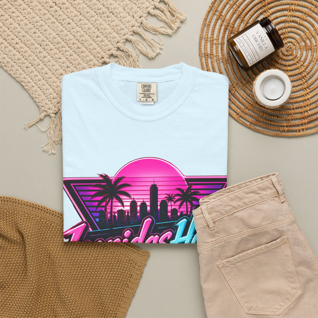 LeonidasHood - Vice Neon Crest Tee