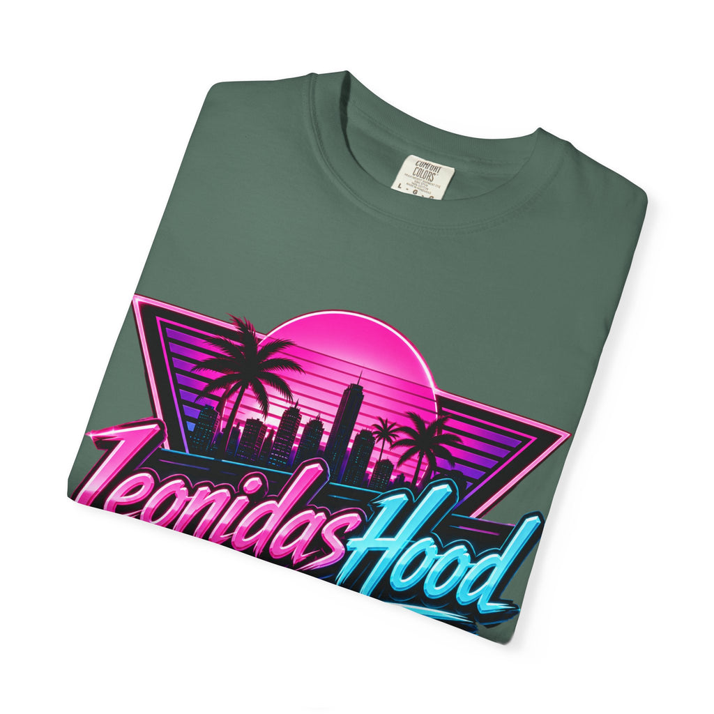 LeonidasHood - Vice Neon Crest Tee
