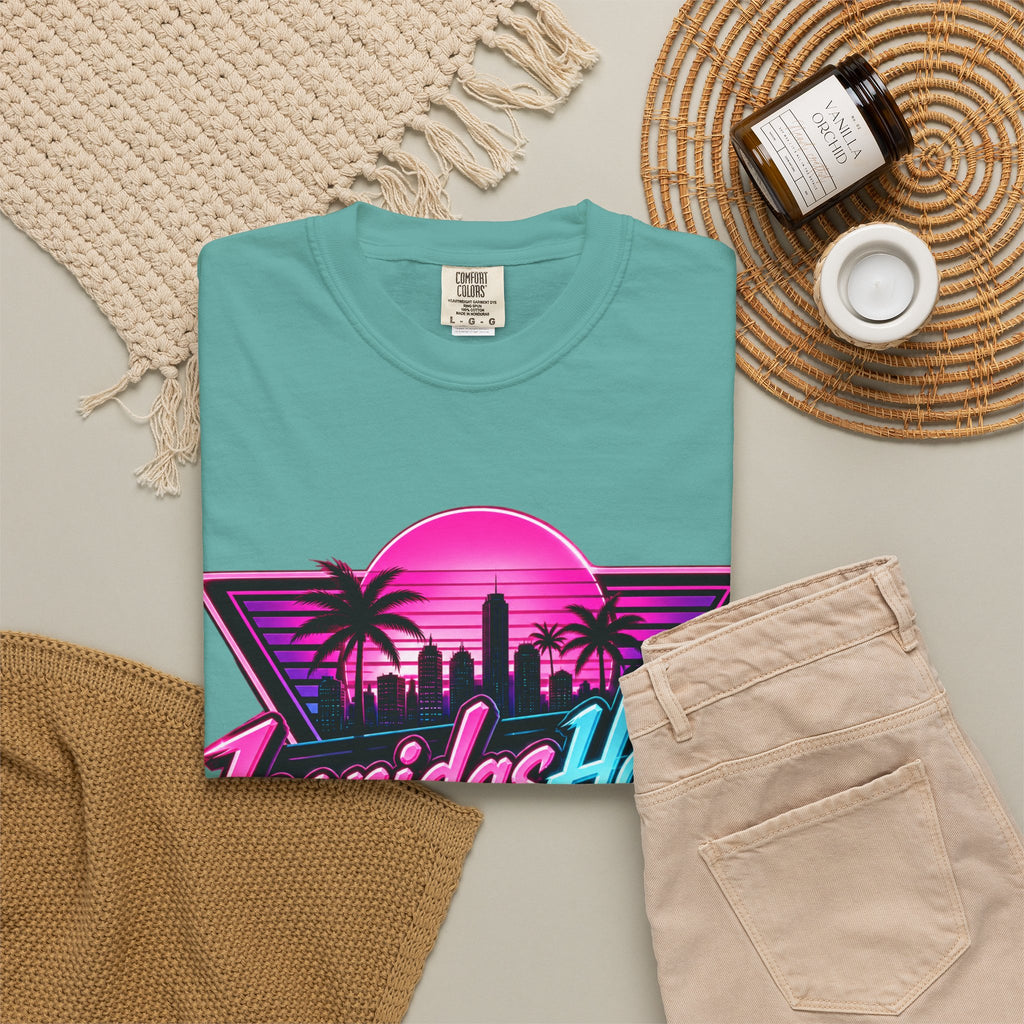 LeonidasHood - Vice Neon Crest Tee