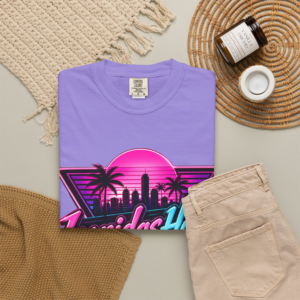 LeonidasHood - Vice Neon Crest Tee