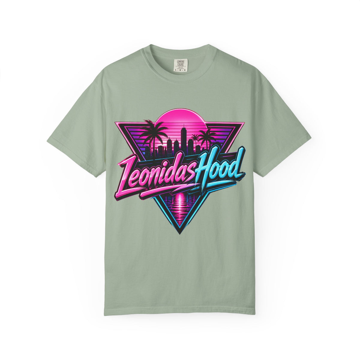LeonidasHood - Vice Neon Crest Tee