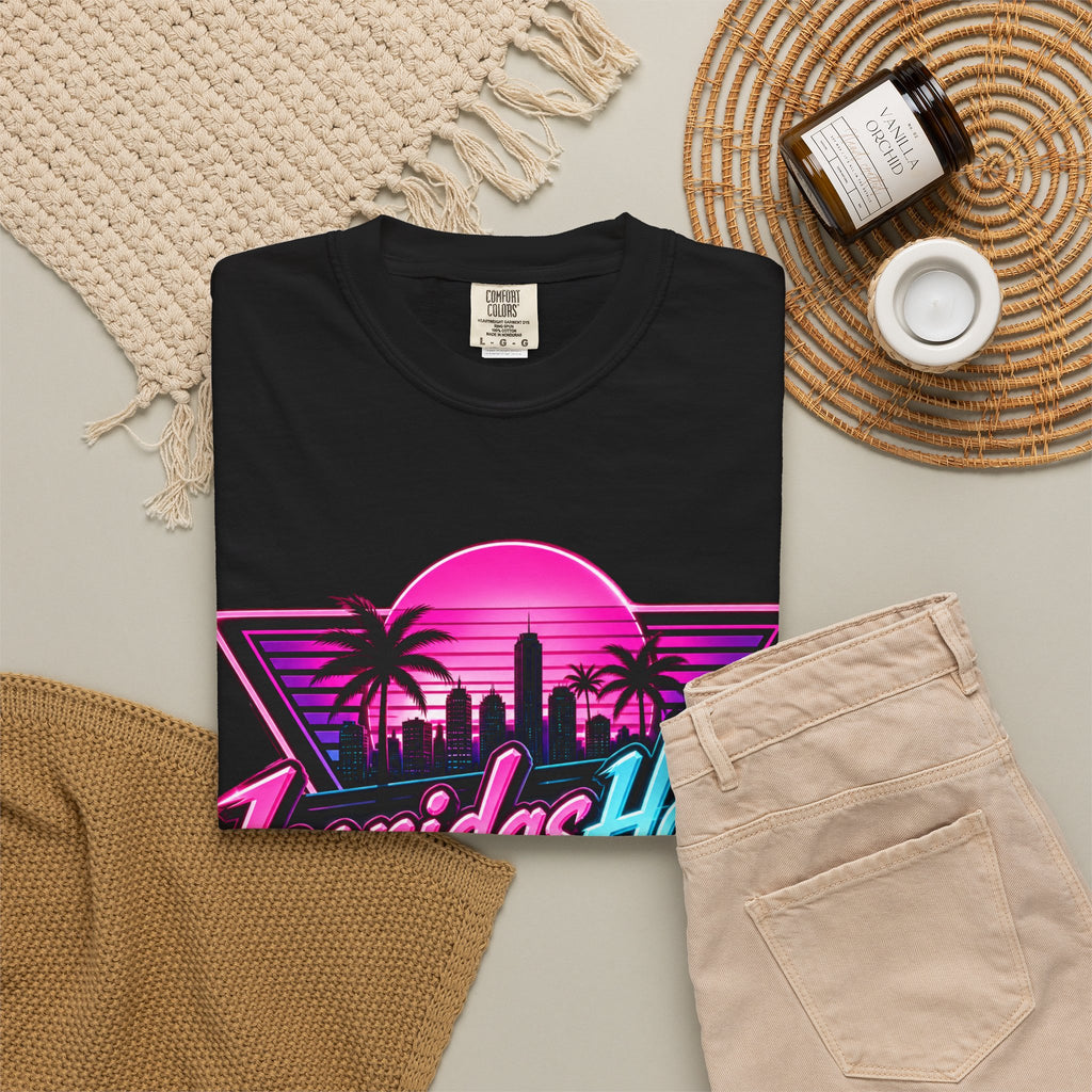 LeonidasHood - Vice Neon Crest Tee