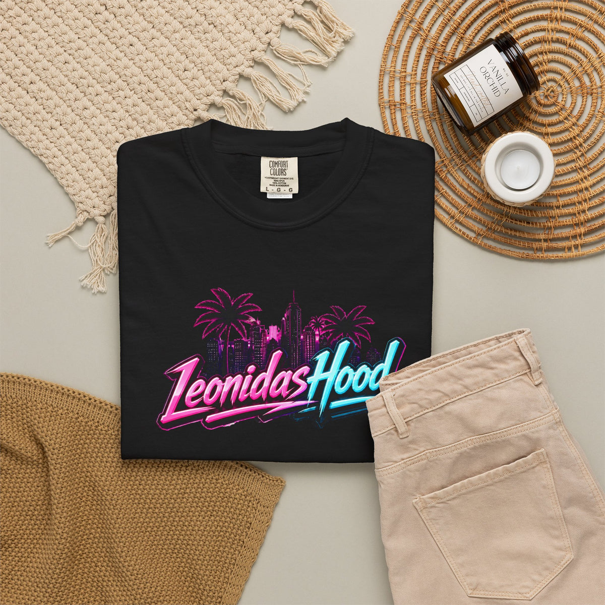 LeonidasHood - Vice City Skyline Tee